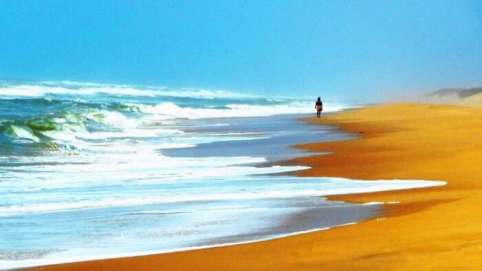 Konark Beach near the Jagannath Temple in Orissa