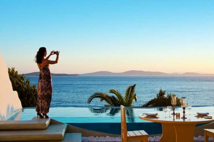 Luxurious resort in Greece