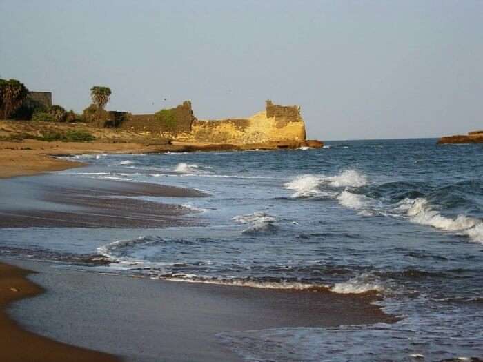 One of the most beautiful beaches in India, Nagoa beach in Diu