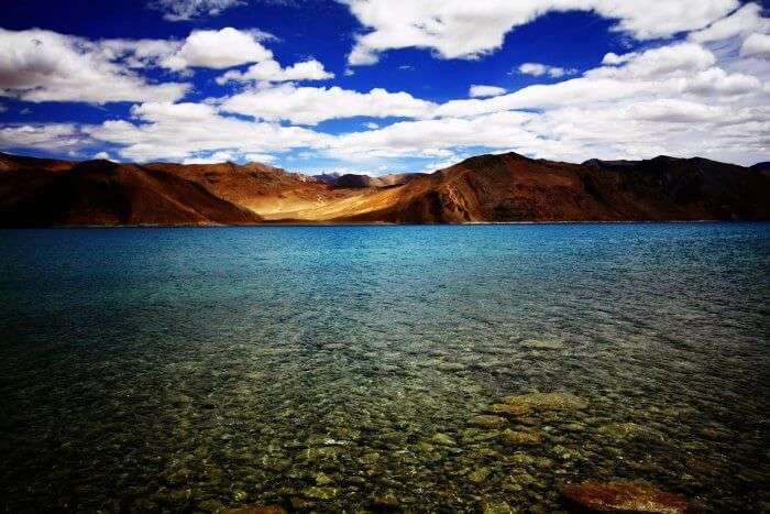 Pangong Lake in Jammu & Kashmir