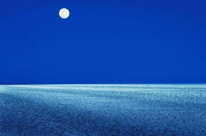 Rann of Kutch on a full moon night