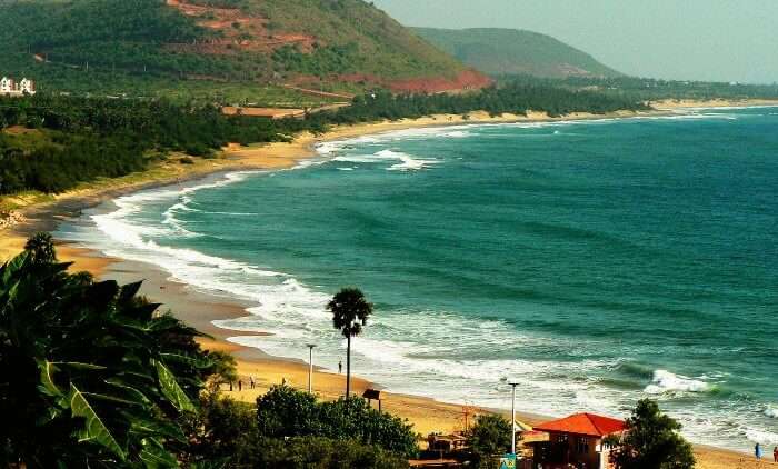 Rishikonda beach, one of the cleanest beaches in India