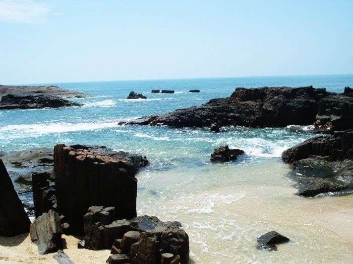 The unique volcanic rocks of St. Mary's Island in Karnataka