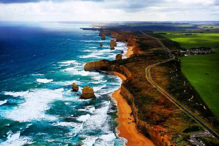 The Great Ocean Road in Australia