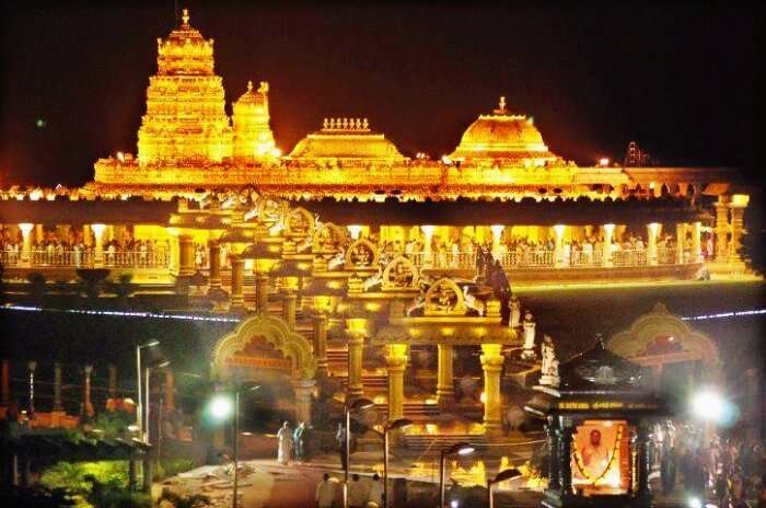 Tirupati Temple At Night 