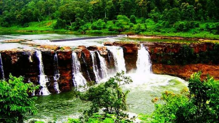 Waterfalls in Saputara during monsoons