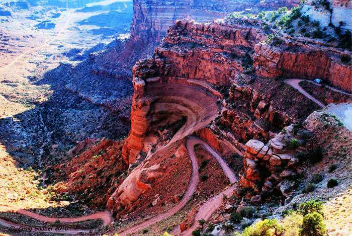 White Rim Road in the Canyonlands National Park, Utah