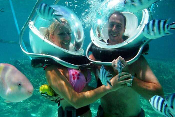 Underwater sea walking is absolutely among Mauritius water sports.