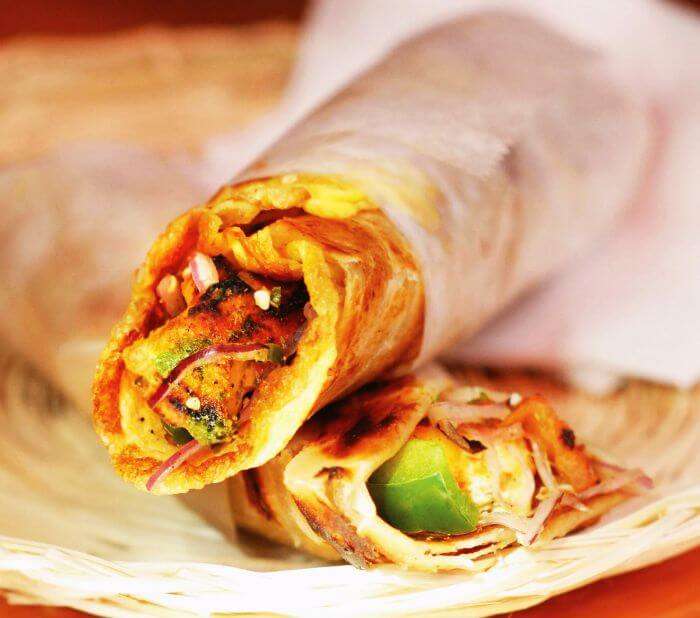 Amazingly rolled street food of Delhi — Rolls