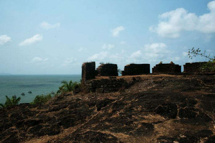 The splendid view from the Cabo de rama fort