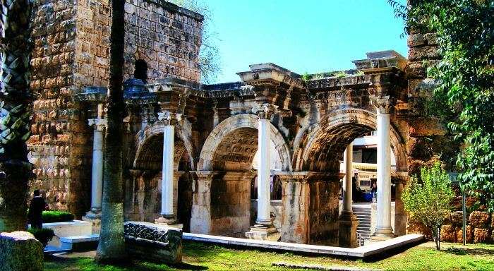 Hadrian’s Gate – one of the main entry gates to Antalya