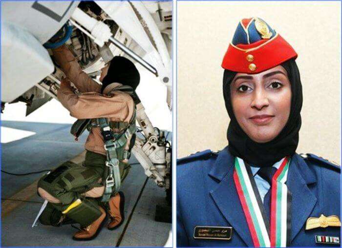 Major Mariam Al Mansouri, the first female fighter pilot of UAE