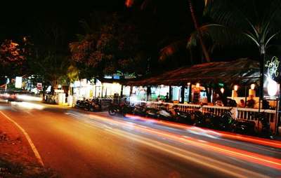 Night rides the roads of Goa