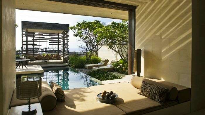 Unwind by the pool at Alila Villas Uluwatu in Bali