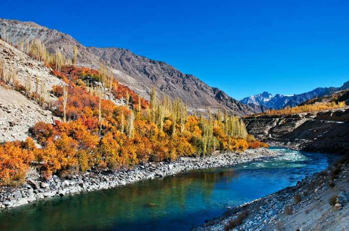 The river Dras in the Kargil region of Kashmir