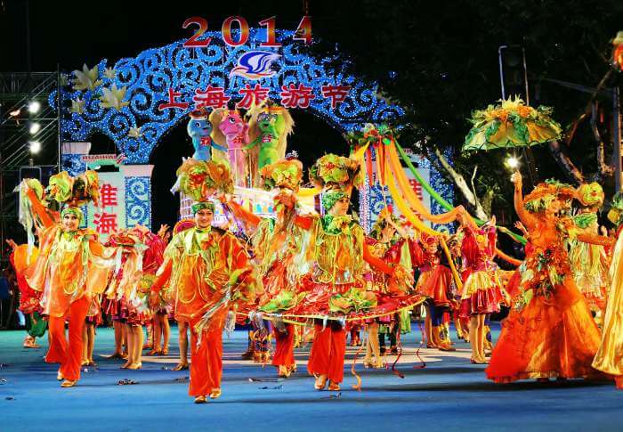 Spectacular carnival in Shanghai