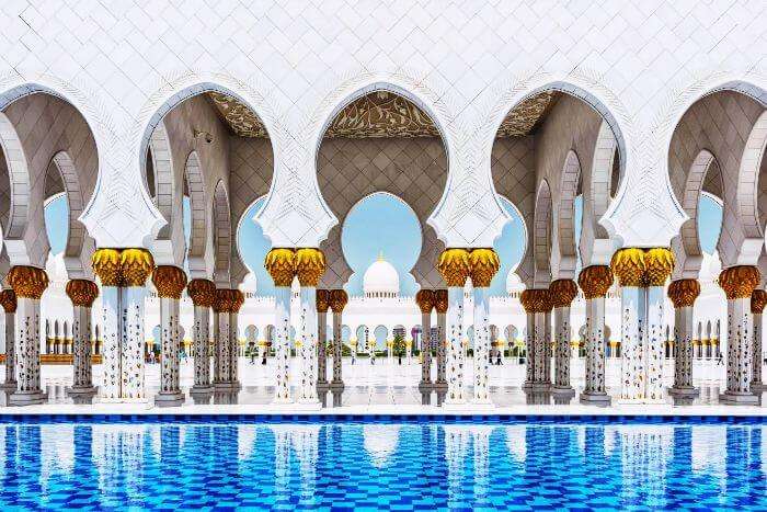 Sheikh Zayed Grand Mosque in Abu Dhabi