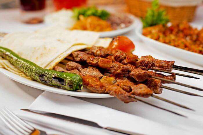 Turkish Foods- seek kebabs