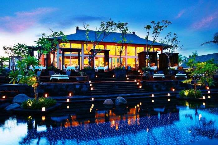 A surreal view of St Regis Bali in Nusa Dua