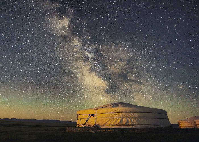 Stargazing in Gobi Desert