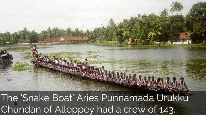 Snake boat race