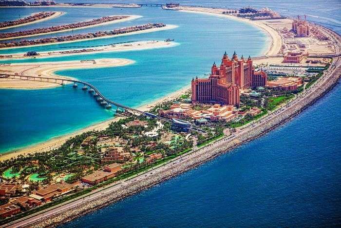 view of palm jumeirah