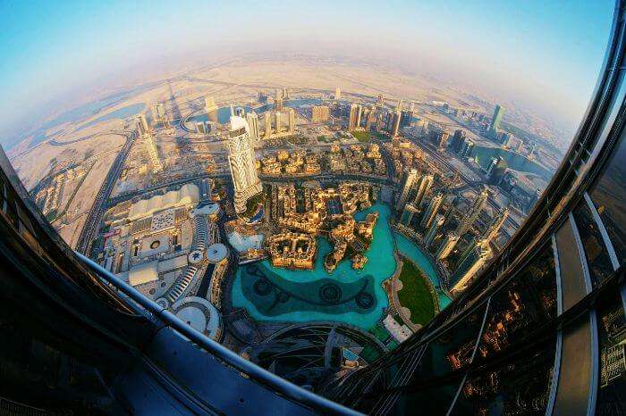 The view from Burj khalifa