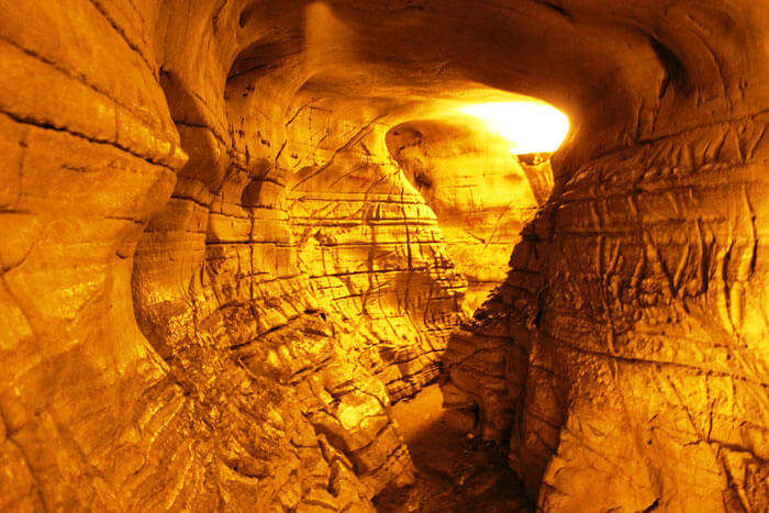 Underground tunnel of Belum Caves in Andhra Pradesh