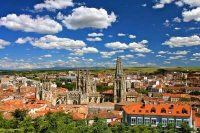 Burgos city view facing southeast