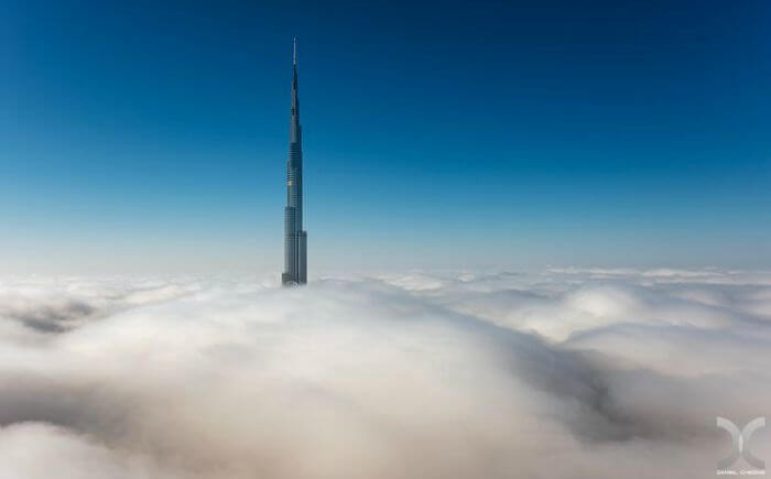Walk among the clouds at Burj Khalifa