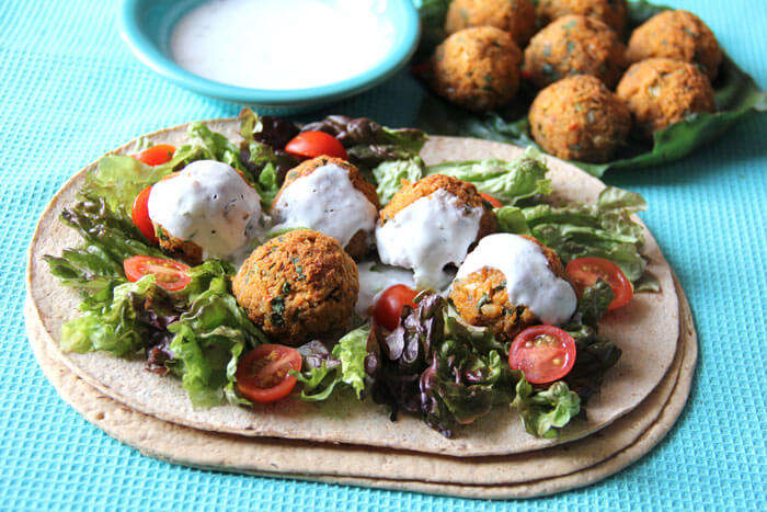 Nobody can eat just one!  Falafel is totally a heavenly experience.