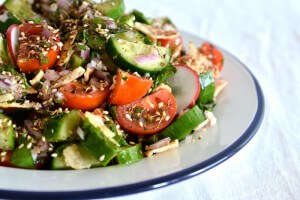 The freshness of vegetables with an amazing dressing, Fattoush is one salad no one can resist.