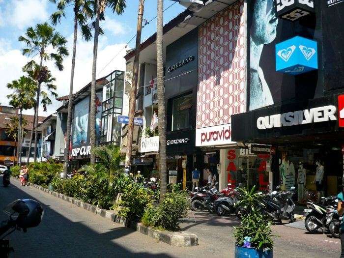 tourist places near kuta bali