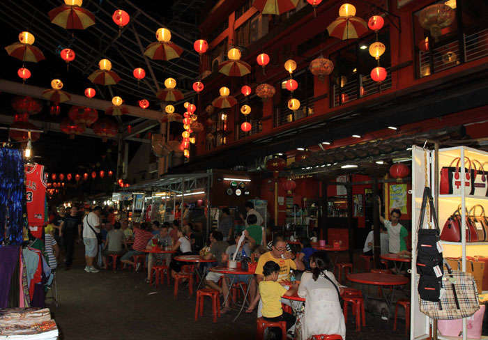 Petaling Street is known for its night market place in Malaysia