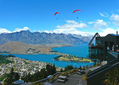 The picture perfect view of Queenstown – adventure capital of New Zealand