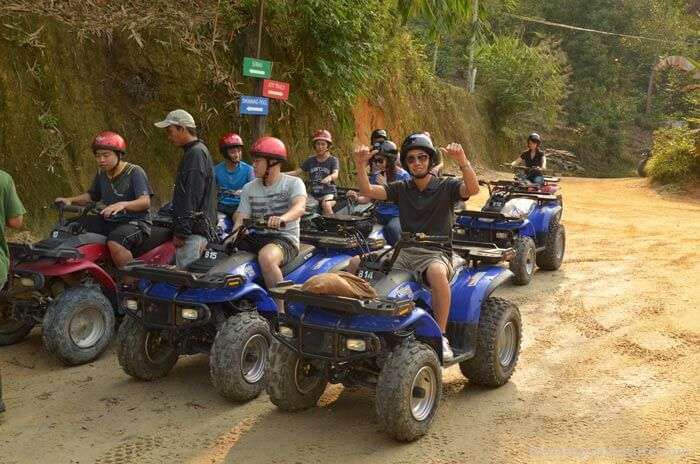 Riders at ATV Adventure Park – the only ATV park of all the Malaysia tourist attractions