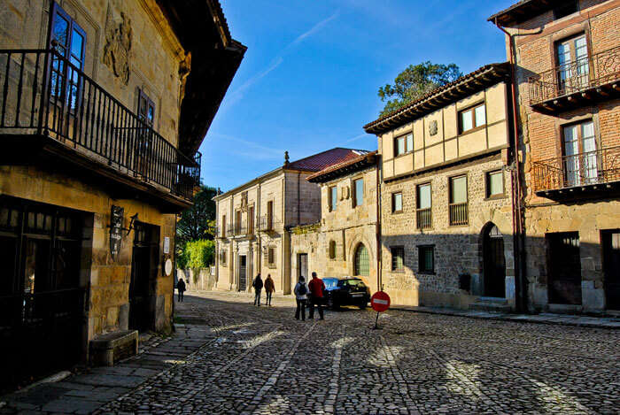 A quiet street through Santillana del Mar