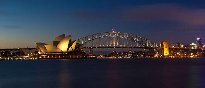 Sydney tourist attractions include Sydney Harbor and its monuments – the Opera House and Harbour Bridge