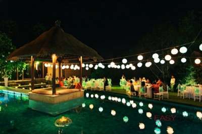 A night event at The Bali Dream Villa, Seminyak