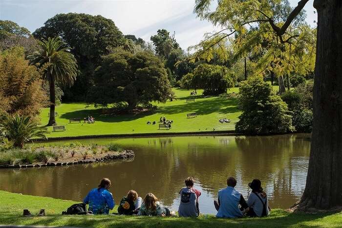 The serenity in the botanic gardens make it among the best places to see in Melbourne