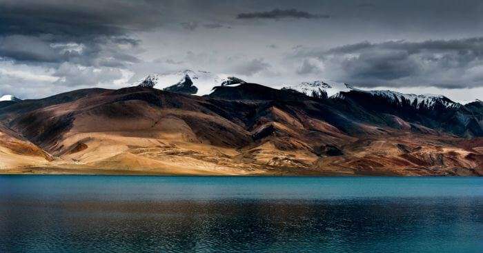 Sunset at Tso Moriri Lake