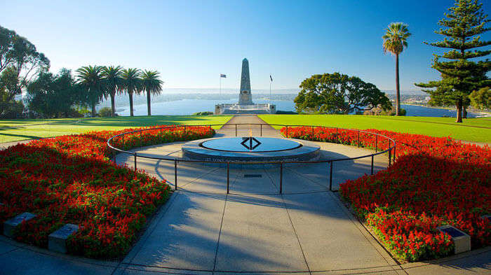 A splendid view of the Kings Park in Perth
