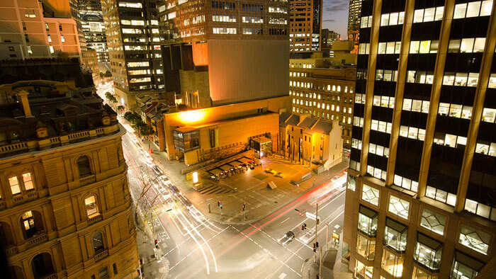 Sydney Museum is located at the corner of Phillip and Bridge Street