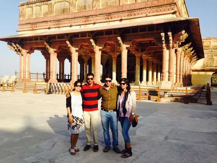 Getting clicked at the Ajmer Fort