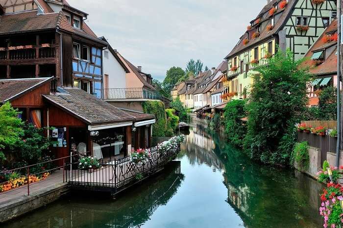 The picturesque canal city of Annecy in France