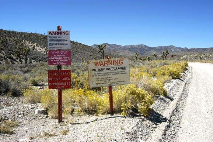 The entry to Area 51