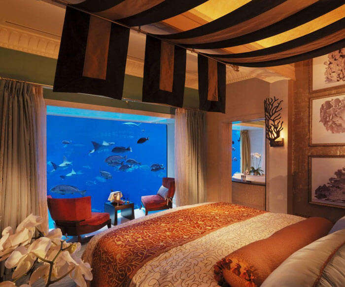 The most beautiful underwater hotel in Dubai