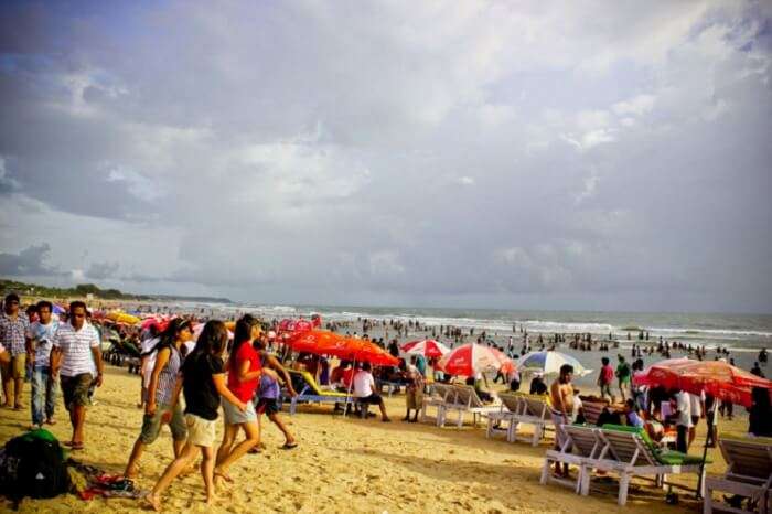 Baga Beach – One of the famous beaches in Goa for a happening nightlife