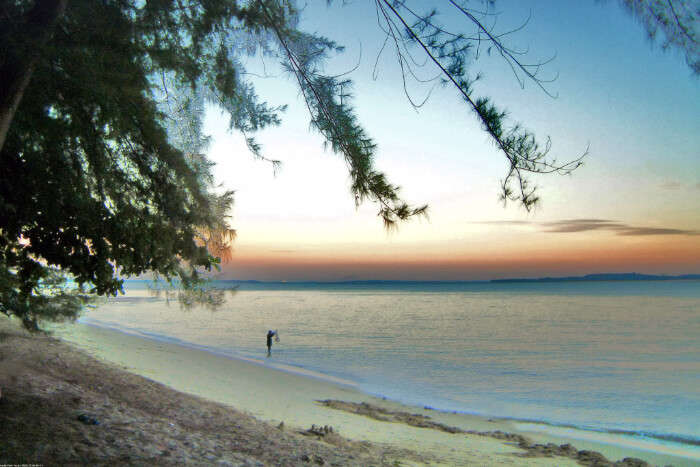 Changi Beach in Singapore