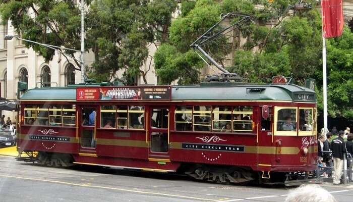 Free ride in the City Circle Tram_